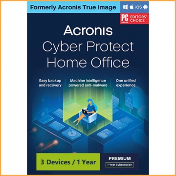 Acronis Cyber Protect Home Office Premium - 3 Devices - 1 Year [EU]