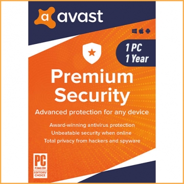 Avast Premium Security 1 PC 1 Year