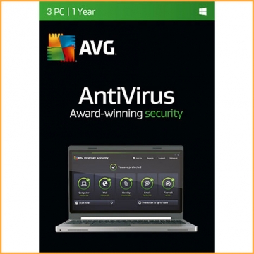 AVG Antivirus - 3 PCs - 1 Year [EU]