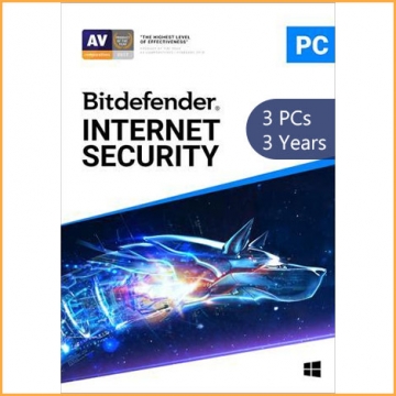 Bitdefender Internet Security 3 PCs  3 Years [EU]