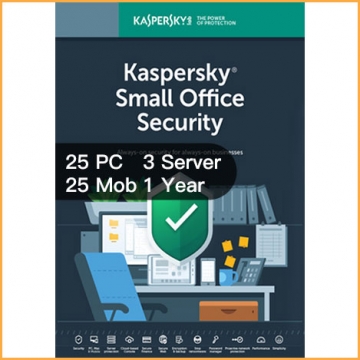 Kaspersky SMALL Office Security Version 7 25PCs + 25Mobs + 3Servers - 1 Year [EU]