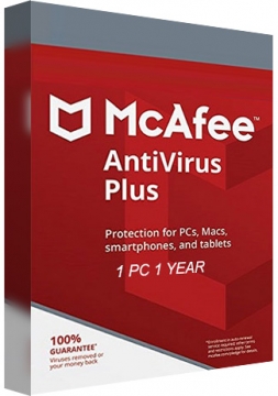 McAfee Antivirus Plus - 1 PC - 1 Year