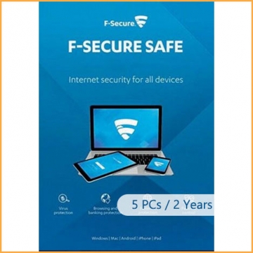 F-Secure Internet Security - 5 PCs - 2 Years 