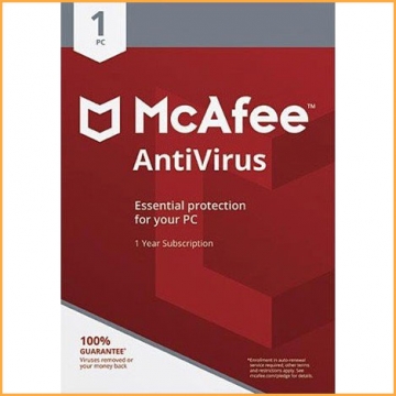 McAfee Antivirus Plus - 1 PC - 1 Year
