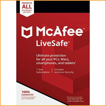 McAfee Life Safe 10 PCS -1 년