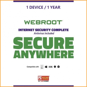 Webroot Secureany ,where Internet Security Complete