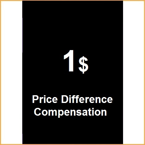 1$ Price Difference Compensation