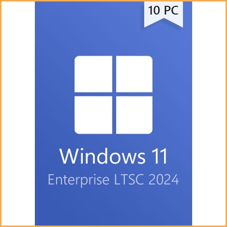 Windows 11 Enterprise LTSC 2024 - 10 PCs