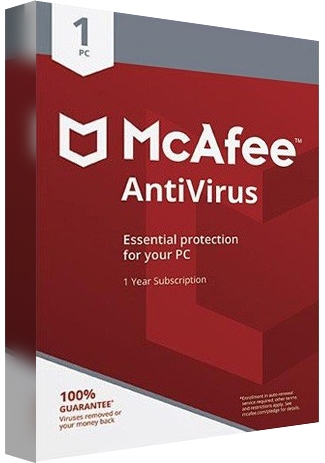 McAfee Antivirus - 1 PC - 1 Year [EU]