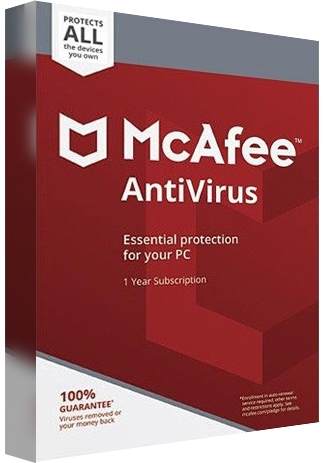 McAfee Antivirus 10 PCs / 1 Year [EU]