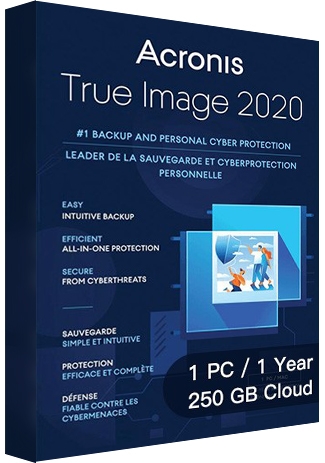 Acronis True Image 2020 Advanced - 1 PC - 1 Year - 250GB Cloud [EU]