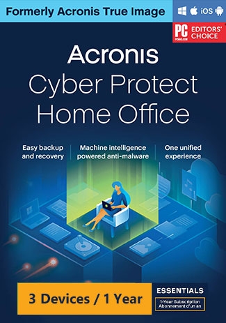 Acronis Cyber Protect Home Office Essentials - 3 Devices - 1 Year [EU]