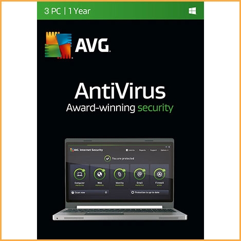 AVG Antivirus - 3 PCs - 1 Year [EU]