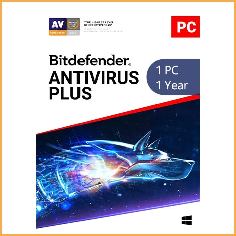 Bitdefender Antivirus Plus - 1 PC - 1 Year EU