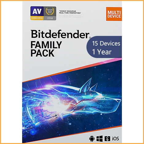 Bitdefender Family Pack 15 Devices 1 Year [EU]