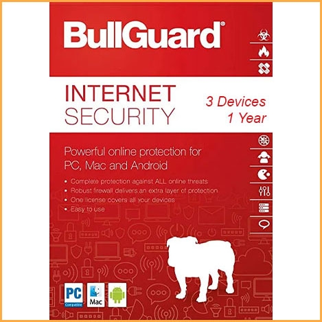BullGuard Internet Security - 3 Devices - 1 Year [EU]