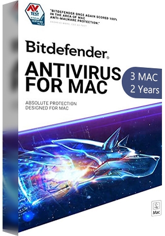 Bitdefender Antivirus for Mac - 3 MAC - 2 Years