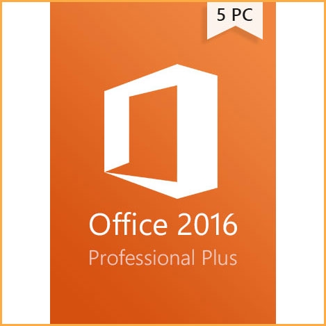 Office 2016 Professional Plus Activation Key  - 5 PCs
