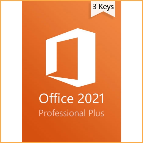 3 Office 2021 Professional Plus Keys Pack