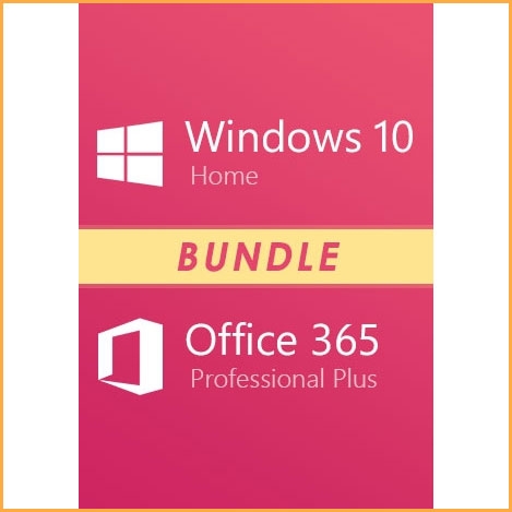 Office 365 Pro Plus Account +  Windows 10 Home Key Bundle