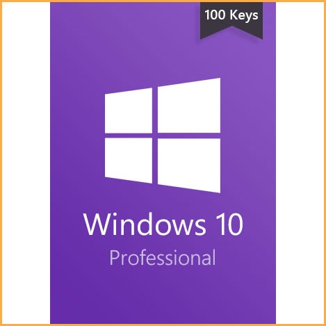 MS Windows 10 Pro - 100 Keys