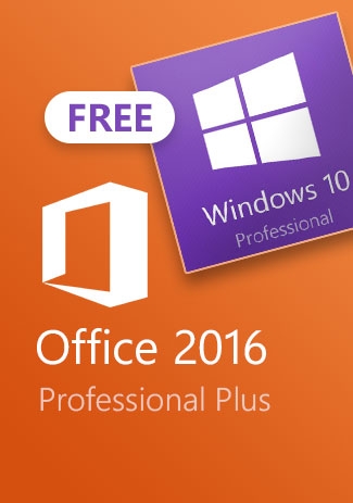 Office 2016 Professional Plus Keys (+free Windows 10 Professional)