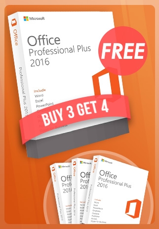Office 2016 Professional Plus Key 1 PC - Buy 3 Get 4 [EU]