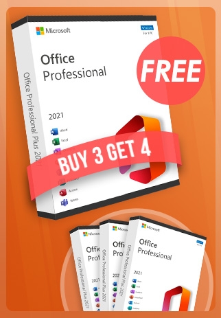 Office 2021 Professional Plus Key - 1 PC - Buy 3 Get 4 [EU]