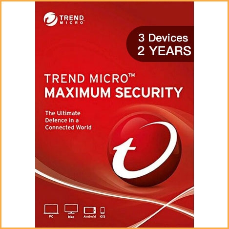 Trend Micro Maximum Security Multi Device - 3 Devices - 2 Years [EU]