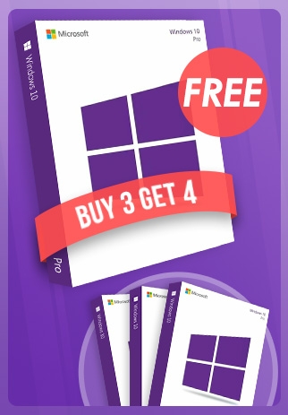 Windows 10 Professional Key - Buy 3 Get 4 [EU]