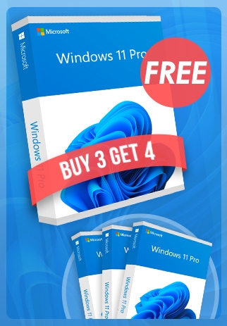 Windows 11 Professional Key - 1 PC - Buy 3 Get 4 [EU]